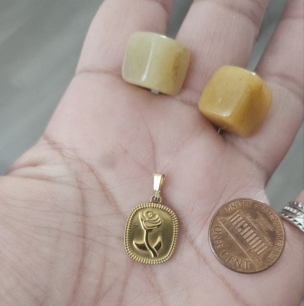 Gold Fish Pendant Charm